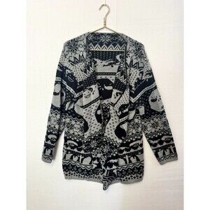 Nightmare Before Christmas Cardigan Sweater Disney Jack Skellington Womens XL